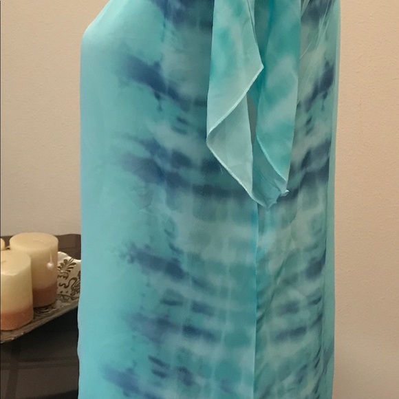 Rebellious One Sheer Tie-Dye Blouse - Picture 3 of 6